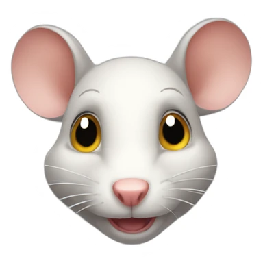 Sneaky mischievous rat sticker