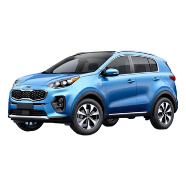 Kia Sportage 2021 Blue sticker