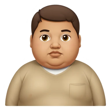 obese mexican boy sticker