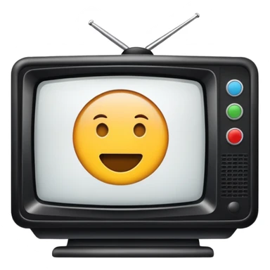 television with screen sticker