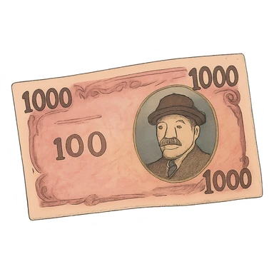 ghibli style pink cash sticker