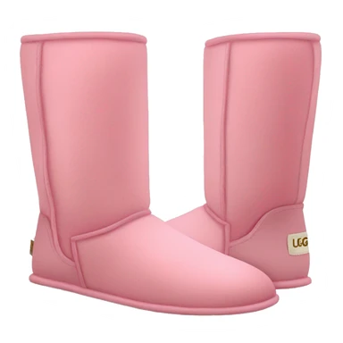 Pink pair of UGG boots  sticker