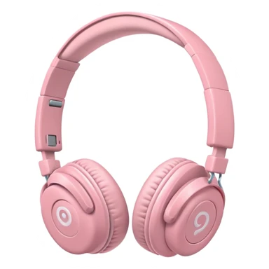 light pink headphones sticker