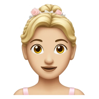 Pretty ballerina sticker