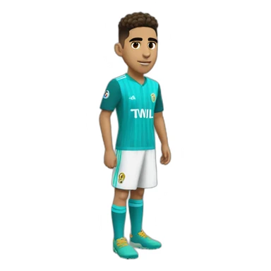 achraf hakimi sticker