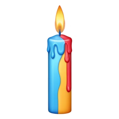Form € birthday candle  sticker