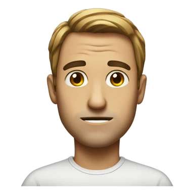 Guy giving a side eye sticker