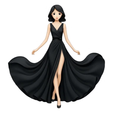 fashion silhouette sticker