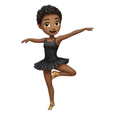 a very short dancer sticker