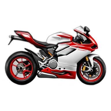 Ducati 899 red sticker