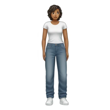 A baggy jeans sticker