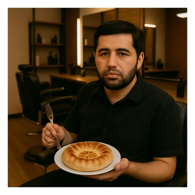 birinchidagi odamni yuziga 2 rasmdagi odamga uxshatib chizib bergin xuddu shunday non yen utirganini sticker