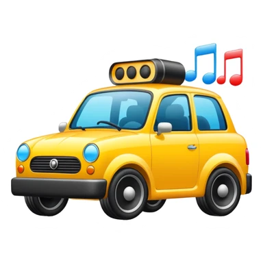 Carreta de som sticker