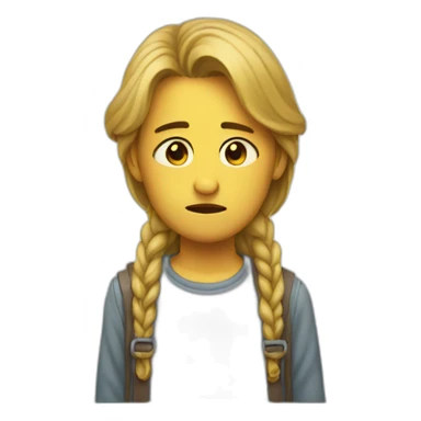 Triste lloroso sticker