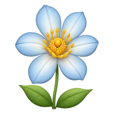 Faça uma flor branca como essa: 🌼 sticker