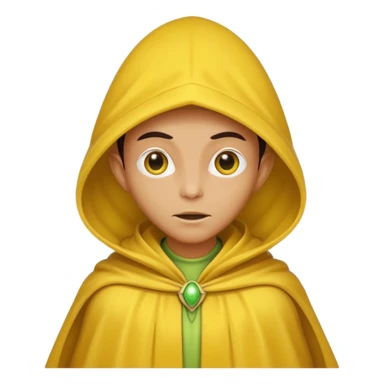 alien with yellow cloak sticker