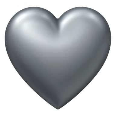Corazon gris sticker