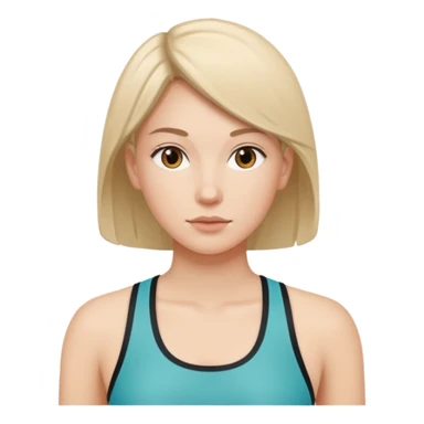 femme pcos sport sticker