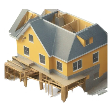 house under construction sticker