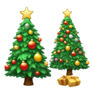 Aesthetic Christmas tree sticker