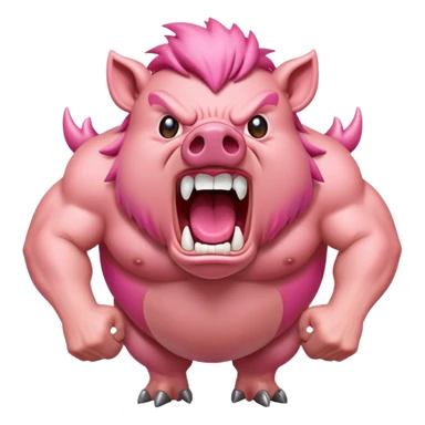 Screaming hog  sticker