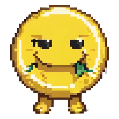 a smiley face scratching its back sticker