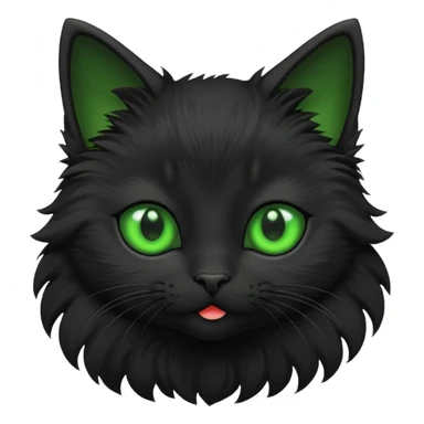 black kitten sticker