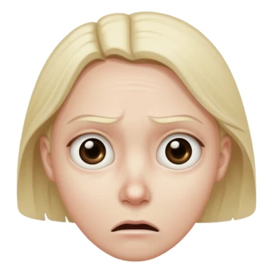 Fear and worried mixed sticker