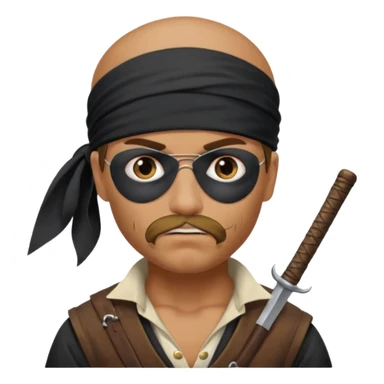 Make a pirate doing the 67 meme sticker