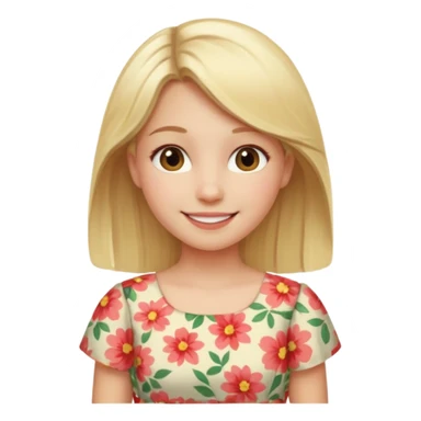 Fille amoureuse blonde sticker