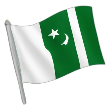 Pakistan flag sticker