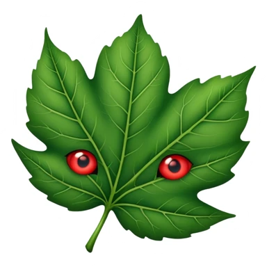 Leaf res eyes sticker