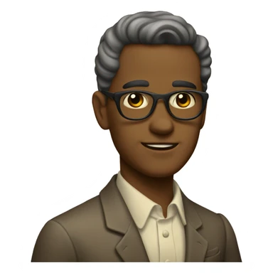 Retro-styled person: someone with a vintage aesthetic sticker