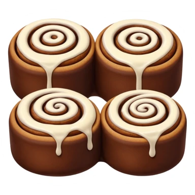 синабоны из шоколадного теста sticker