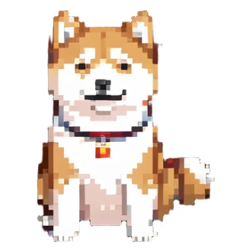 Shiba Inu sitting in a movie theater sticker