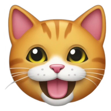 A cat a pepper sticker