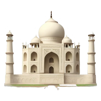 Cartoon Taj mahal sticker
