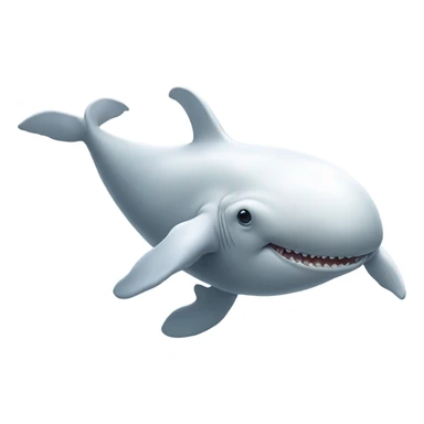 white whale , underside sticker