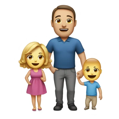 Mum, Dad, Baby  sticker