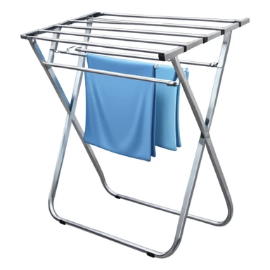 Laundry drying rack sticker