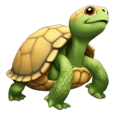 Tortue qui boxent macron sticker