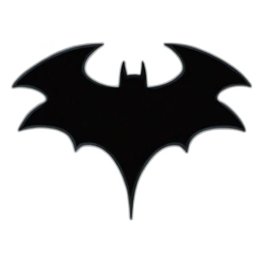 Dark knight logo sticker