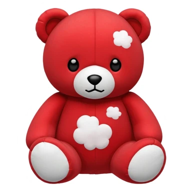 Emoji of a akatsuki teddy bear sticker