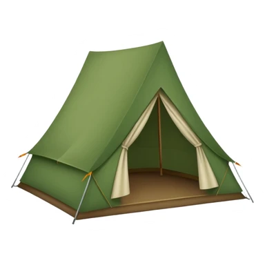 Camp Essentials, tent sticker