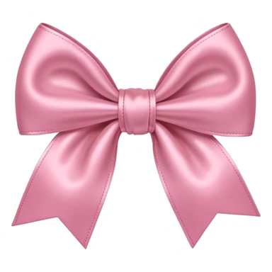 Baby pink bow sticker