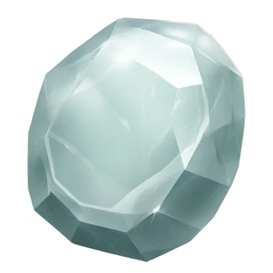 white precious stone sticker