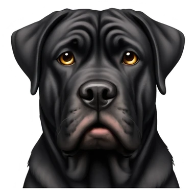 black brindle mastiff sticker