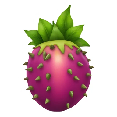 mango avocado dragon fruit sticker