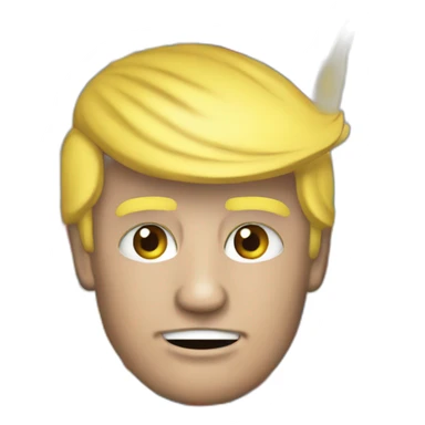 donald trump avec un drapeau rdcongo sticker