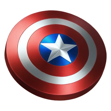 Captain America shield  sticker